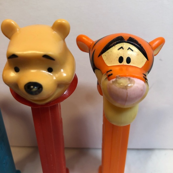 Lot Of 5 Disney Pez Pluto Mickey Tigger Pooh Nemo Slovenia Hungary & China Made - Picture 7 of 16
